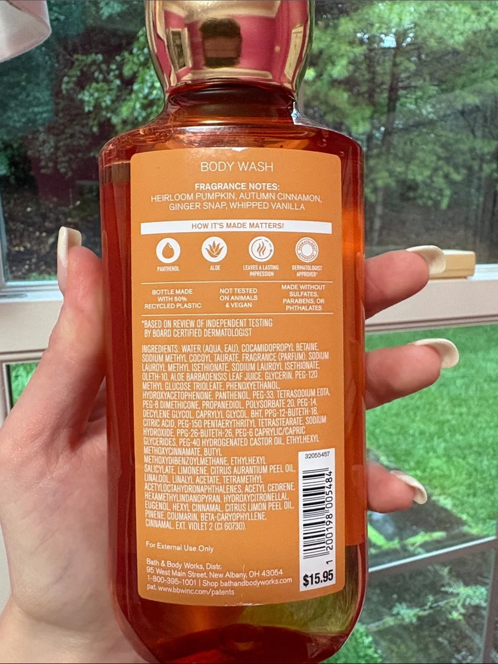 Bath & Body Works Sweet Cinnamon Pumpkin Body Wash NWT